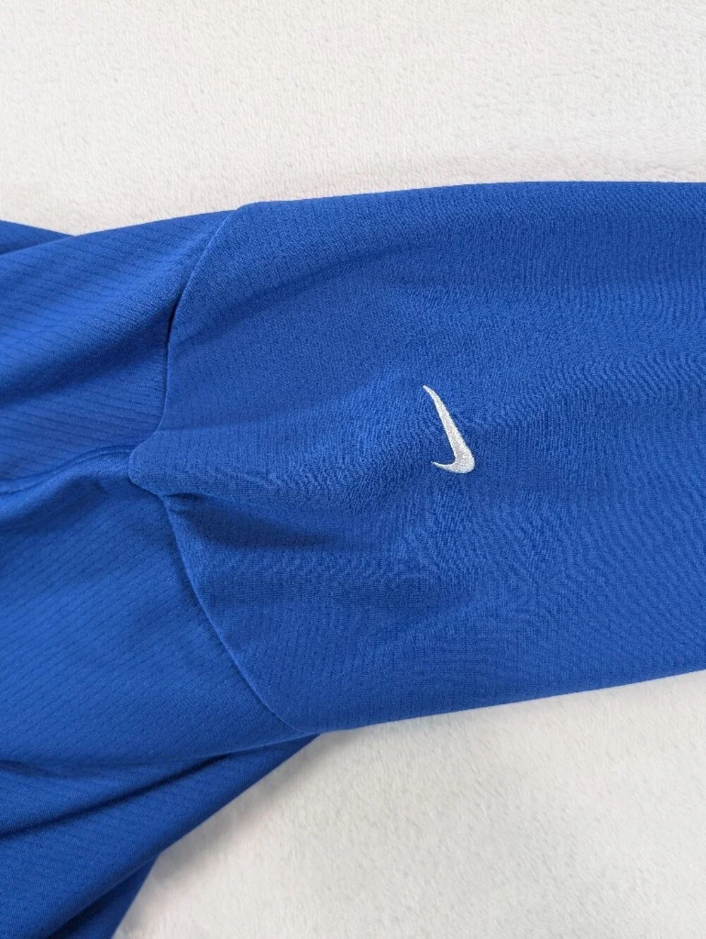 Nike Duke University Blue Quarter Zip Pullover Womens Large Performance Jacket